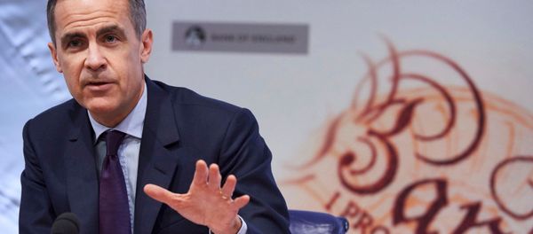 The Governor of the Bank of England, Mark Carney, speaks during the quarterly Inflation Report press conference in central London, February 4, 2016. - Sputnik International