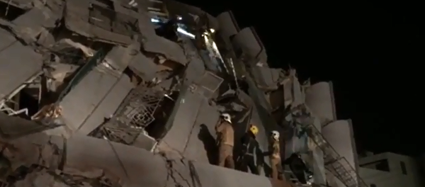 Rescue efforts underway after 6.4 magnitude quake hits Taiwan - Sputnik International