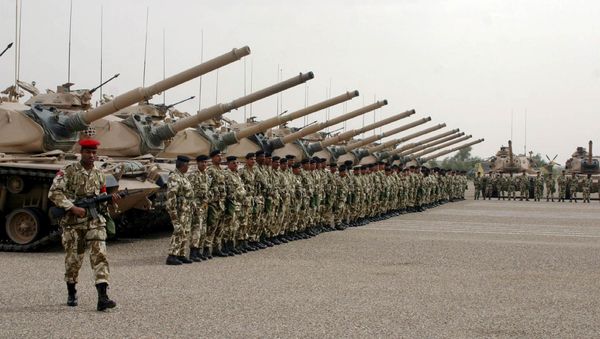 Bahraini soldiers line up at the 35th armored brigade camp, northern Kuwaiti desert (file photo) Bahraini soldiers line up at the 35th armored brigade camp, northern Kuwaiti desert (file photo) - Sputnik International