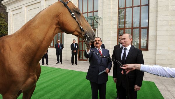 Russian President Vladimir Putin meets with King of Bahrain Hamad bin Isa Al Khalifa - Sputnik International