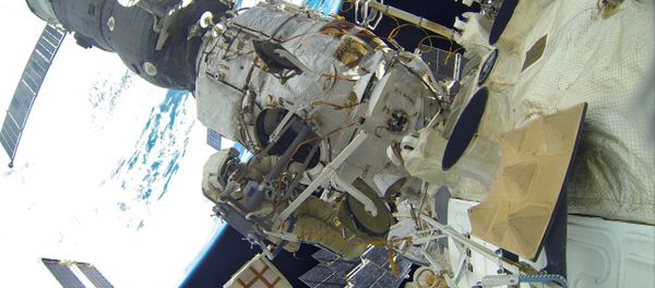Space walk by Russian Cosmonauts Space walk by Russian Cosmonauts - Sputnik International