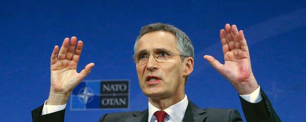 NATO Secretary-General Jens Stoltenberg gestures during a news conference ahead of a NATO defense ministers meeting, which will be held on February 10-11, at the Alliance's headquarters in Brussels, Belgium February 9, 2016. NATO Secretary-General Jens Stoltenberg gestures during a news conference ahead of a NATO defense ministers meeting, which will be held on February 10-11, at the Alliance's headquarters in Brussels, Belgium February 9, 2016. - Sputnik International