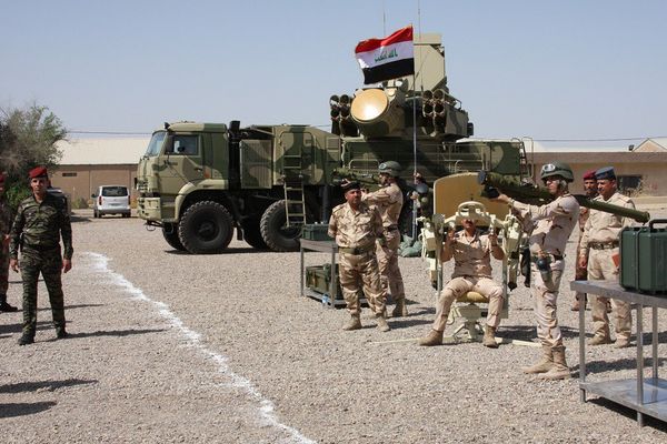 Surface-to-air missile weapon system Pantsir-S1 and Igla-S MANPADS system with 1PN97M Mowgli-2M thermal imager, used by Iraq's armed forces. - Sputnik International
