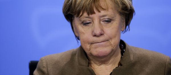 German Chancellor Angela Merkel reacts as she addresses a news conference after a meeting with state premiers at the Chancellery in Berlin, Germany, January 28, 2016 German Chancellor Angela Merkel reacts as she addresses a news conference after a meeting with state premiers at the Chancellery in Berlin, Germany, January 28, 2016 - Sputnik International