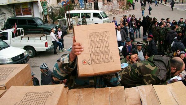 Russia delivered humanitarian aid to Syrian Kessab, Latakia Province Russia delivered humanitarian aid to Syrian Kessab, Latakia Province - Sputnik International