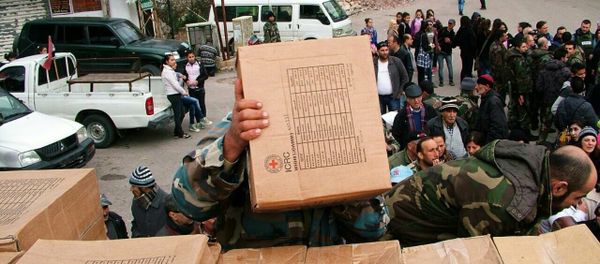 Russia delivered humanitarian aid to Syrian Kessab, Latakia Province - Sputnik International