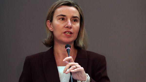 European Union's Foreign Policy Chief Federica Mogherini European Union's Foreign Policy Chief Federica Mogherini - Sputnik International