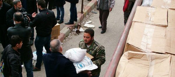Russia delivered humanitarian aid to Syrian Kessab, Latakia Province Russia delivered humanitarian aid to Syrian Kessab, Latakia Province - Sputnik International