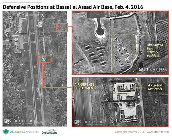 Defensive Positions at Bassel al Assad Air Base [Hmeymim] Feb. 4, 2016. - Sputnik International