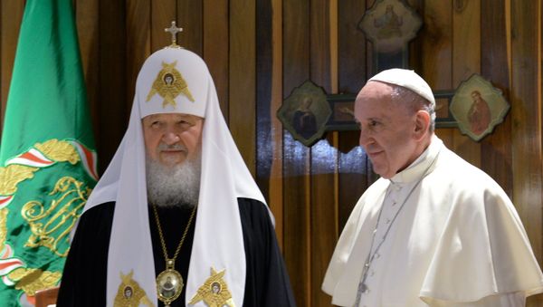 Patriarch Kirill and Pope Francis Meet in Havana Patriarch Kirill and Pope Francis Meet in Havana - Sputnik International