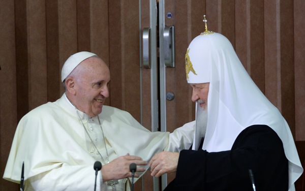 Patriarch Kirill and Pope Francis Meet in Havana Patriarch Kirill and Pope Francis Meet in Havana - Sputnik International