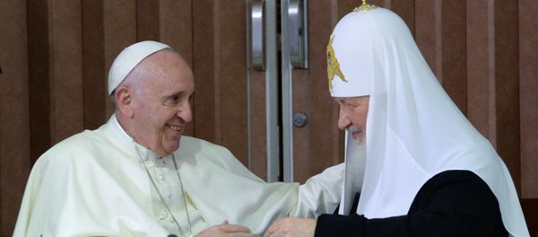 Patriarch Kirill and Pope Francis Meet in Havana Patriarch Kirill and Pope Francis Meet in Havana - Sputnik International