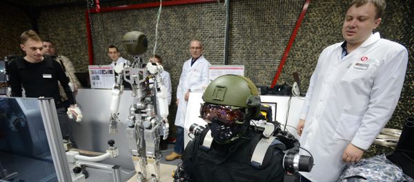Demonstration of the latest military technologies for use by civilian medicine in the city of Klimovsk in Moscow Region - Sputnik International