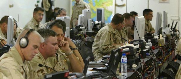 US soldiers work in the Joint Operations Center (File) US soldiers work in the Joint Operations Center (File) - Sputnik International