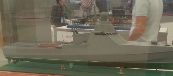 Model of the Russian Patrol Ship Project 22160 - Sputnik International
