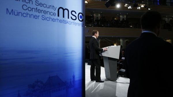 Prime Minister Dmitry Medvedev attends Munich Security Conference - Sputnik International