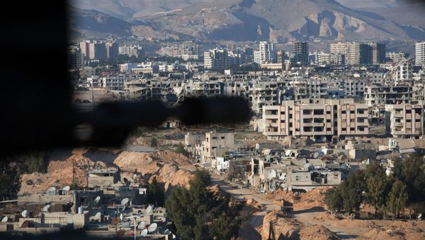 Jobar, a district of Damascus controlled by Jabhat al-Nusra militants - Sputnik International