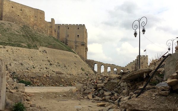 The Citadel, a formidable fortress built on the high hill in the heart of Aleppo, joined the UNESCO World Heritage site list in 1986. The Citadel, a formidable fortress built on the high hill in the heart of Aleppo, joined the UNESCO World Heritage site list in 1986. - Sputnik International