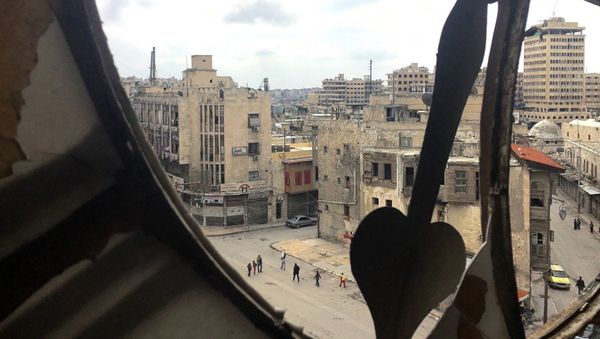 View of the Old Town of Aleppo from the Clock Tower. This 12th-16th-century set of buildings was included into the UNESCO World Heritage list in 1986. View of the Old Town of Aleppo from the Clock Tower. This 12th-16th-century set of buildings was included into the UNESCO World Heritage list in 1986. - Sputnik International