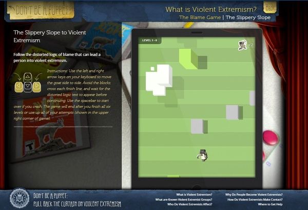 The Slippery Slope to Violent Extremism video game - Sputnik International