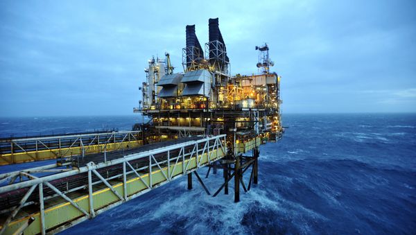 Section of the BP ETAP (Eastern Trough Area Project) oil platform in the North Sea, around 100 miles east of Aberdeen, Scotland. (File) Section of the BP ETAP (Eastern Trough Area Project) oil platform in the North Sea, around 100 miles east of Aberdeen, Scotland. (File) - Sputnik International