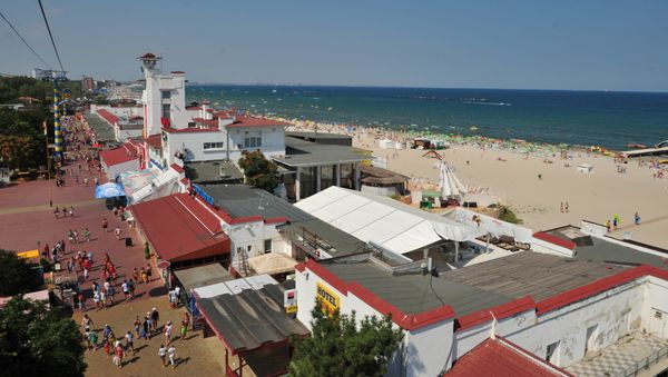 General view of Mamaia seaside tourists resort located 260 km east from the Romanian capital Bucharest . file photo - Sputnik International