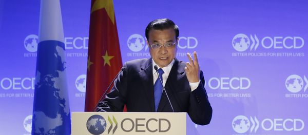 China's Prime Minister Li Keqiang delivers a speech at the OECD (Organisation for Economic Co-operation and Development) China's Prime Minister Li Keqiang delivers a speech at the OECD (Organisation for Economic Co-operation and Development) - Sputnik International