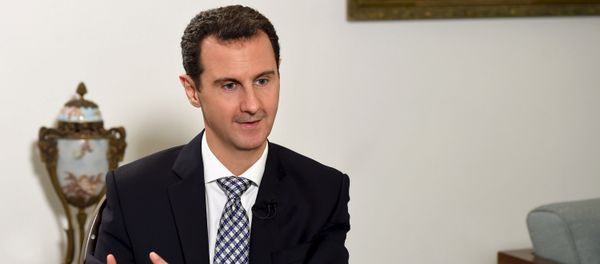 Syria's President Bashar al-Assad speaks during an interview with Spanish newspaper El Pais in Damascus, in this handout picture provided by SANA on February 20, 2016 Syria's President Bashar al-Assad speaks during an interview with Spanish newspaper El Pais in Damascus, in this handout picture provided by SANA on February 20, 2016 - Sputnik International