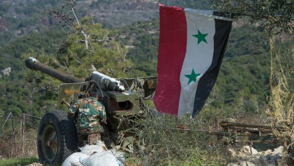 Syrian army artillery soldiers in Idlib province in northwestern Syria. file photo Syrian army artillery soldiers in Idlib province in northwestern Syria. file photo - Sputnik International
