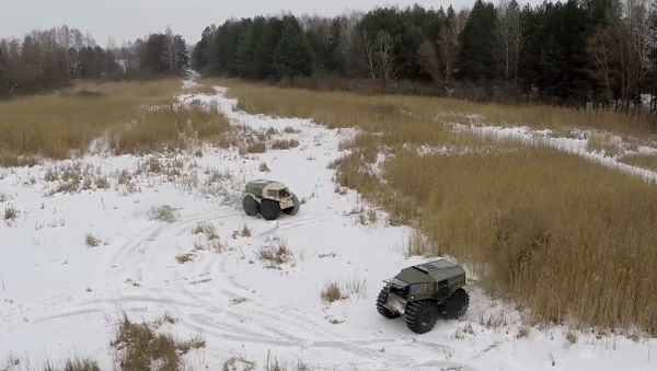 Russian Off-Roader Sherp - Sputnik International