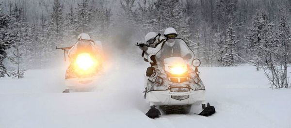 Army snowmobiles - Sputnik International