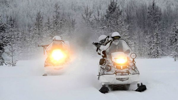 Army snowmobiles - Sputnik International