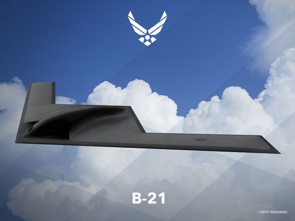 An artist rendering shows the first image of a new Northrop Grumman Corp long-range bomber B21 in this image released on February 26, 2016 - Sputnik International