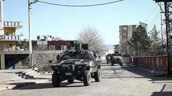Turkish army's operation against Kurds in Cizre Turkish army's operation against Kurds in Cizre - Sputnik International