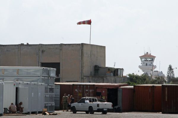 Russian servicemen at Hmeimim airbase in Syria Russian servicemen at Hmeimim airbase in Syria - Sputnik International