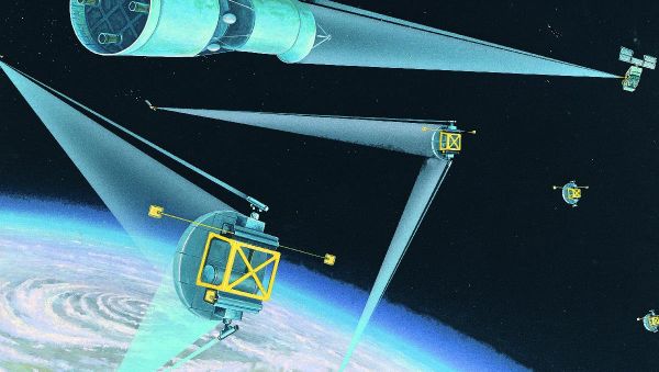 Soviet space-based strategic defenses; DIA artist's rendering from the 1980s. - Sputnik International