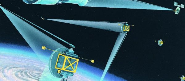 Soviet space-based strategic defenses; DIA artist's rendering from the 1980s. Soviet space-based strategic defenses; DIA artist's rendering from the 1980s. - Sputnik International
