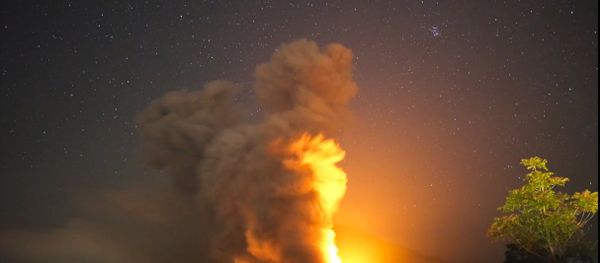 Sinabung volcano eruption. Sinabung volcano eruption. - Sputnik International