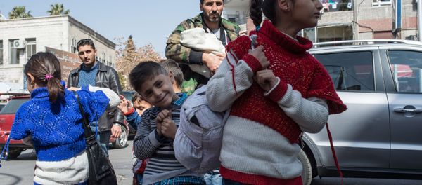 Damascus residents on the streets of the city on the first day of truce - Sputnik International