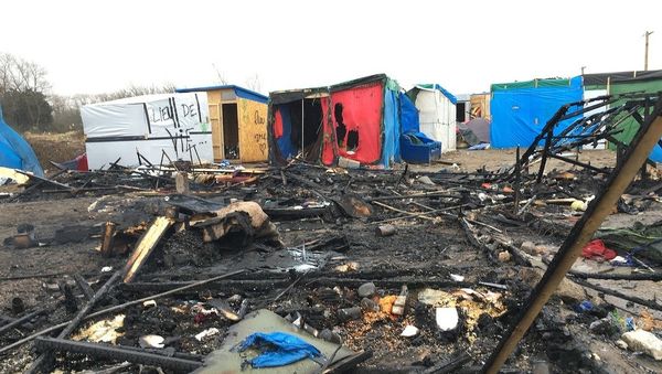Jungle migrant camp in the French northern port city of Calais Jungle migrant camp in the French northern port city of Calais - Sputnik International
