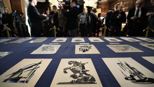 Figures architect Yakov Chernikhov and other historical documents stolen from the Russian archives in the 1980-2000's - Sputnik International