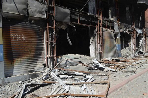 Burned shops - Sputnik International
