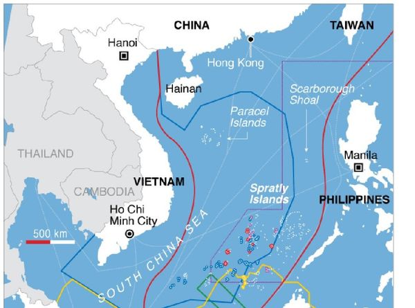 South China Sea claims map South China Sea claims map - Sputnik International
