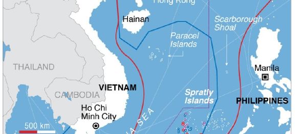 South China Sea claims map - Sputnik International