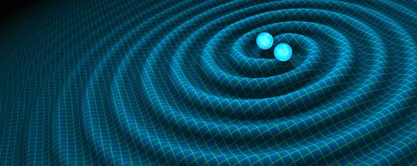 An artist's impression of gravitational waves generated by binary neutron stars An artist's impression of gravitational waves generated by binary neutron stars - Sputnik International