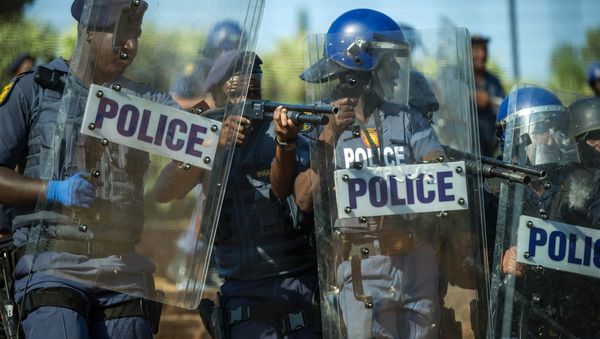 South African police - Sputnik International