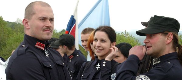 A leader of People's Party Our Slovakia (LS NS), Marian Kotleba, attends a commemoration of the 87th anniversary of the death of Slovak general Milan Rastislav Stefanik near the village of Brezova pod Bradlom, Slovakia, in this May 6, 2006 file photo A leader of People's Party Our Slovakia (LS NS), Marian Kotleba, attends a commemoration of the 87th anniversary of the death of Slovak general Milan Rastislav Stefanik near the village of Brezova pod Bradlom, Slovakia, in this May 6, 2006 file photo - Sputnik International