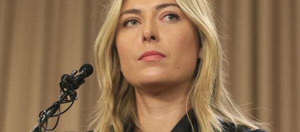 Tennis star Maria Sharapova speaks during a news conference in Los Angeles on Monday, March 7, 2016. - Sputnik International