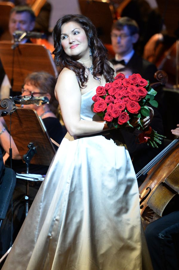 Opera singer Anna Netrebko during her performance at the Tatar Opera and Ballet Theater in Kazan - Sputnik International