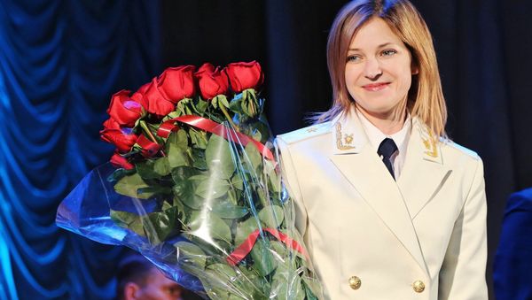 Prosecutor of the Republic of Crimea Natalya Poklonskaya at the function to celebrate Russian Prosecutor General's Office Workers' Day in Simferopol Prosecutor of the Republic of Crimea Natalya Poklonskaya at the function to celebrate Russian Prosecutor General's Office Workers' Day in Simferopol - Sputnik International